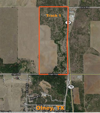 Map - Property Olney, TX - 111 Acres