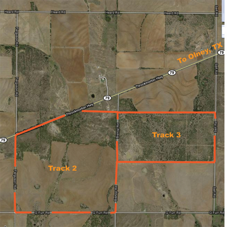 Map - Property Olney, TX - 160 and 301 Acres